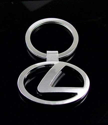 Car logo key chain LEXUS Chrome