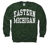 Eastern Michigan Eagles Green Arch Crewneck Sweatshirt