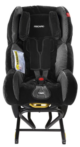 RECARO 6123.21109.66 - Polaric  - Autokindersitz Gruppe I  (9 bis 18 kg), von ca. 9 Monate bis 4,5 Jahre, Farbe Microfibre Black/Aquavit