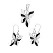 Butterfly Earrings and Pendant Set - Sterling Silver