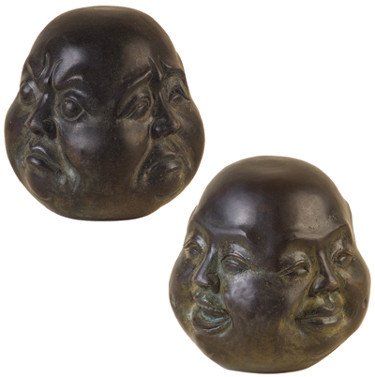 Best Fun Funny Gifts Presents for Dad Father - 4" Four Faced Buddha Paper Weight
