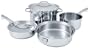 Cuisinart STOW-8 Stowaway 8-Piece Stainless-Steel Cookware Set