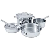 Cuisinart STOW-8 Stowaway 8-Piece Stainless-Steel Cookware Set (Kitchen)
