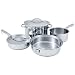 Cuisinart STOW-8 Stowaway 8-Piece Stainless-Steel Cookware Set
