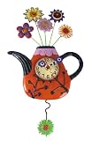 Allen Designs Flower-Tea-Ful Pendulum Clock