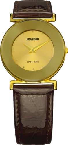 Jowissa Women's J3.037.M Elegance Gold PVD Brown Watch