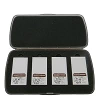 DeFelsko P Series 4 Piece Polystyrene Block Set, +/- 0.1 mil Accuracy, 2-3/4 Length x 1-1/2" Width, For PosiTector 100D Thickness Gauges