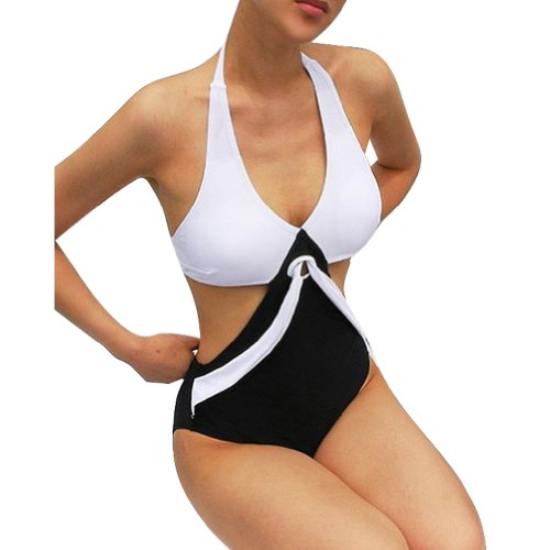 XIAOLV88 Women's Sexy One Piece Swimsuit Swimwear Bathing Suit Bikini Set