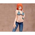 Skrou Cool One Piece Excellent PVC Model Figuren:Nami Figur Version 2(ca.22 CM)
