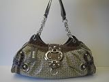 Guess - Guess Corinne Oversized Shoulder Bag in Brown
