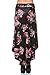 Frumos Womens Fold Over Long Maxi Hem Wrap Style Skirt