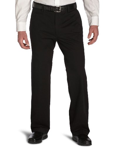 Dockers Mens Big & Tall True Khaki Flat Front,Black,48x34