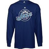 adidas Utah Jazz Primary Logo Long Sleeve T-Shirt