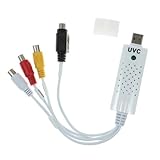 Water & Wood 1 Channel USB 2.0 Audio Video Capture Adapter TV VHS DVD For Win7/XP/Vista/Mac OS