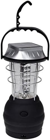 Hand Crank Dynamo Solar 36 LED Super Bright Lantern Outdoor Camping Work Light
