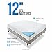LUCID 12 Inch Gel Infused Memory Foam Mattress - Medium Feel - CertiPUR-US Certified - 10-Year warranty - Twin