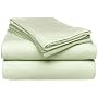 Deluxe 150 Gram Combed Cotton Jersey Knit Queen Sheet Set, Light Green