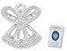 APRIL CRYSTAL Birthstone Wings & Wishes Angel Tac Pin