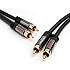 KabelDirekt (3 feet) 2 x RCA Male to 2 x RCA Male Stereo Audio Cable - PRO Series