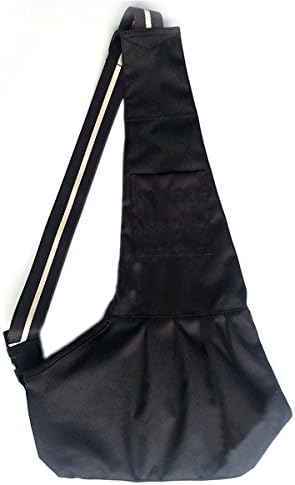 Feeto Pets Carrier Travel Tote Shoulder Bag Sling Backpack for Small Dogs Cats Puppies (Large, Black)