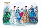 30 x 20 Stretched Canvas Poster Mme. Demorest's Mirror of Fashions, 1840 #3