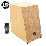 LP Latin Percussion Angled Surface Cajon (LP1433) - Includes LP Rumba Shaker (LP201BK)
