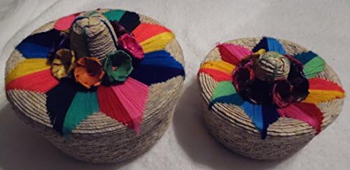 Set de Tortillero Tejido De Paja/Tortilla Warmer Set