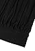 Timeson Tunic Shirt, Womens Flowy Lightweight Fashion Tunic Tops XXX-Large Black