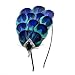 Crystalmood Peacock Feather Hairband Hair Clip Necklace Kit
