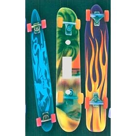 Skateboards Decorative Switchplate Cover