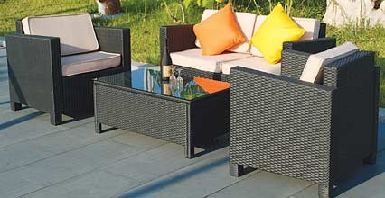 Gartenmöbel Cannes Rattan Louge Gartenmöbel Cannes Rattan Louge