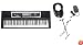 Yamaha YPT210 61 Full-Size Key Keyboard Bundle -  Professional Headphones, Keyboard Stand, and Power Supply