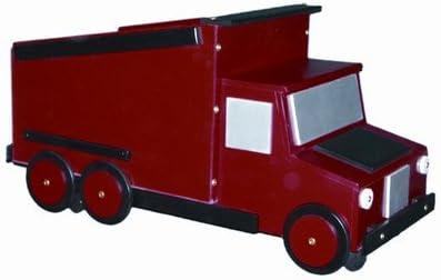 Dump Truck Toy Box Color: Red