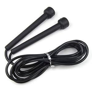 DUO Muay Thai Kickboxing Boxing Speed Skipping Rope BLACK
