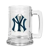 New York Yankees 15oz Glass Tankard