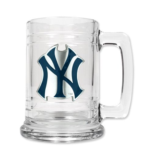 New York Yankees 15oz Glass Tankard