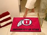Univ of Utah All-Star 34x44.5 Floor Mat (Rug) - Utah Runnin' Utes NCAA College Athletics