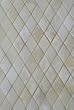 White Onyx DIAMOND Polished Mosaics Meshed on 12 X 12 Tiles for Kitchen and Bathroom Backsplash, Shower Walls