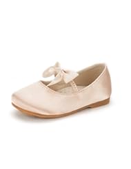 Shoes: Dream Pairs SOPHIA-22 Adorables Mary Jane Front Bow Elastic Strap Ballerina Flat Toddler New GOLD SIZE 10