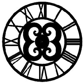 Giant 36 Inch Diameter Hand-crafted Tower Wall Clock (Roman Numerals, Double E Style)