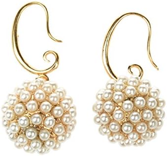 Samuel Luxury Fireball Pearl Drop Earrings