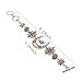 imixlot Lucky Dangling Earth Moon Sun Bracelet for Lady Women