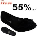 W5G Ladies Black Suede Flats Ballet Pumps Dolly Tassle Tassel Smart Casual Office Work School Classic Oxford Loafers Womens Boat Shoes 3-8