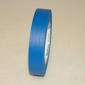 Shurtape CP-632 Colored Masking Tape: 1 in. x 60 yds. (Blue)