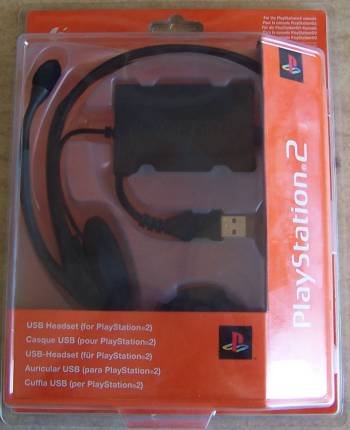 Logitech USB Headset for Sony Playstation 2/3 PS2+PS3