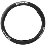 Pilot Automotive SW-131 Genuine Leather Steering Wheel Cover with Dodge Logo by Pilot Automotive