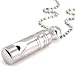Guardian's Love Stainless Steel Whistle Large Pendant Necklace