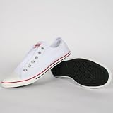 41%2B4miXvI8L. SL160  Converse Chuck Taylor Slim Slip Low Top Shoes in White (121866F), Size: 8 D(M) US Mens / 10 B(M) US Womens, Color: White