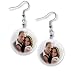 Prince William Kate Middleton British Royal Wedding 1 Fish Hook Dangle Earrings