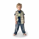 Jean Bourget - Plaid short sleeve shirt